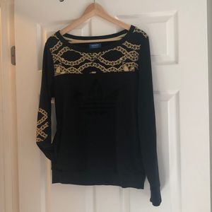 Adidas Crew Neck Pullover Sweater w/ Pockets